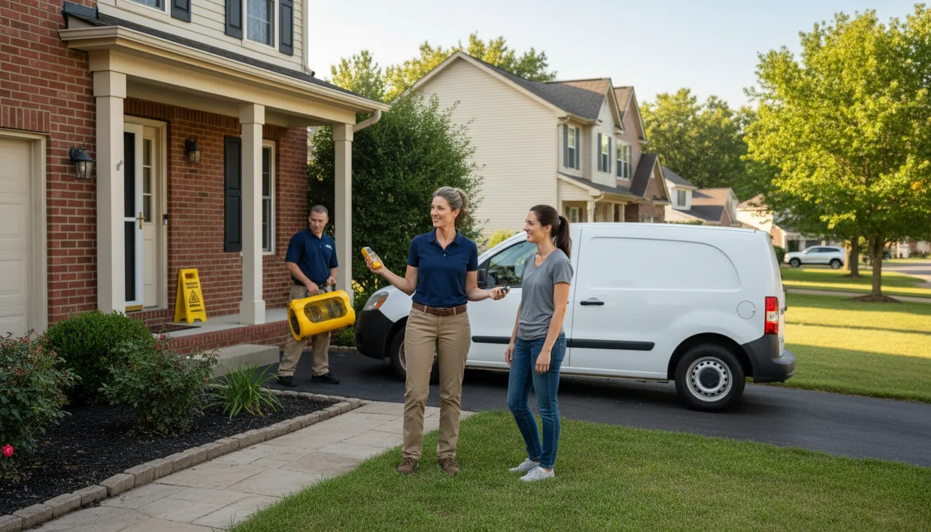 Water restoration image for Flood Water Cleanup, Removal And Restoration Services in Tallmadge, OH